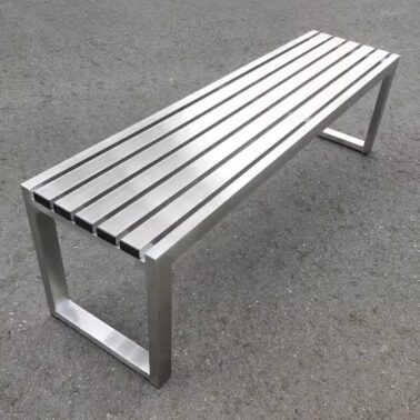 Парковое кресло, U-образное парковое кресло, уличная скамейка, железная стойка, пластиковая деревянная табуретка, общественное место для отдыха в торговом центре